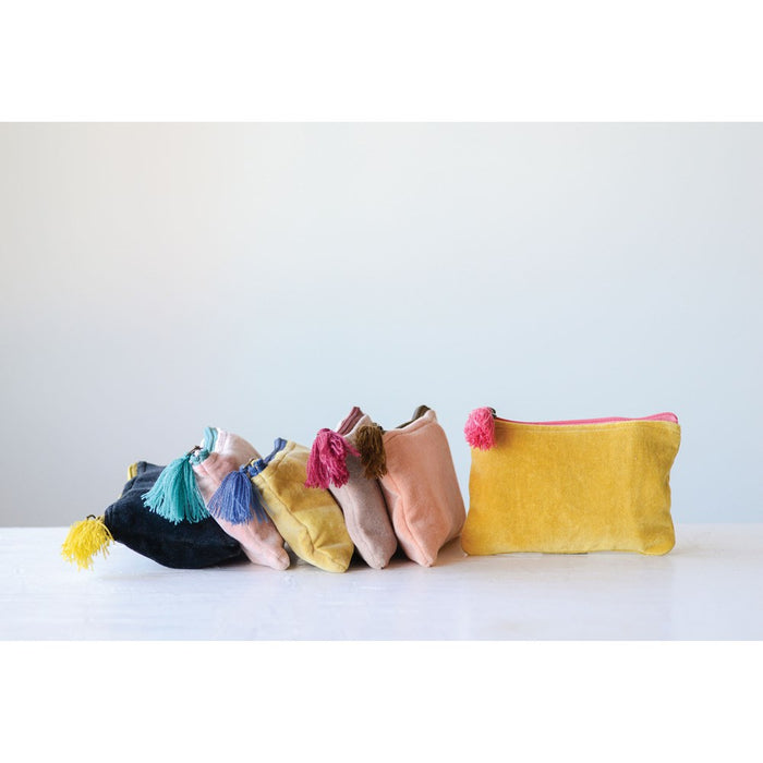 Velvet Zipper Pouches