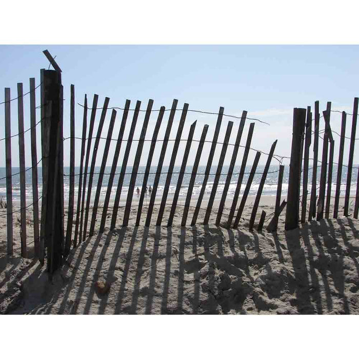 Beach Fence Wall Decal Printed | Wallhogs