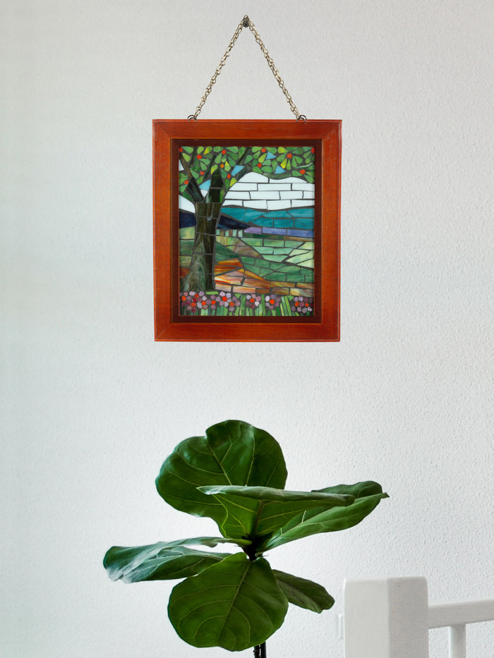 View Mt Mansfield Mosaic Art Glass Wall Art / Suncatchers