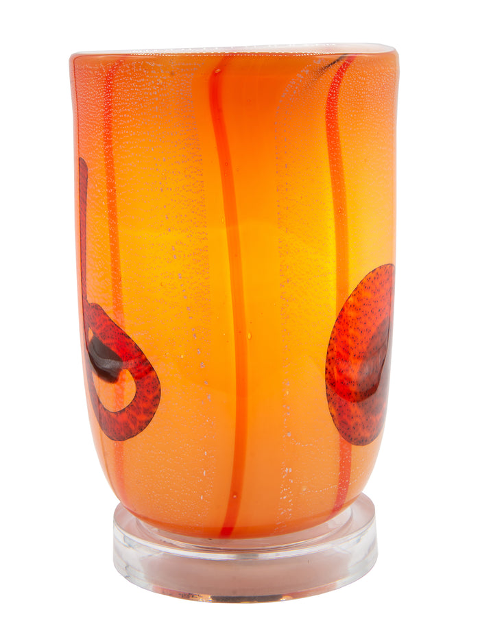 Viscossia Hand Blown Art Glass Accent Lamp