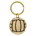 Volleyball Brass Keychain - KCB03