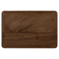 9" x 6" Walnut Cutting Board with Drip Ring