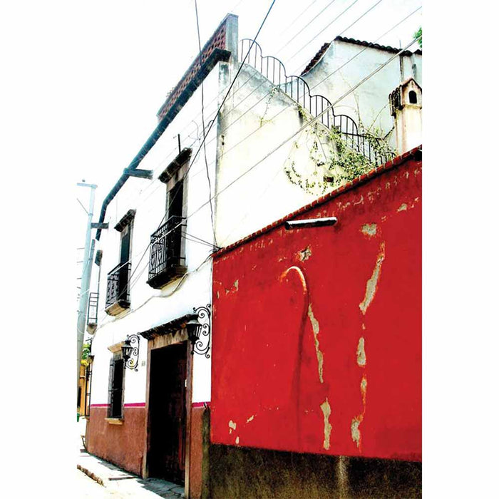 Mexican house architecture wall decal printed | Wallhogs