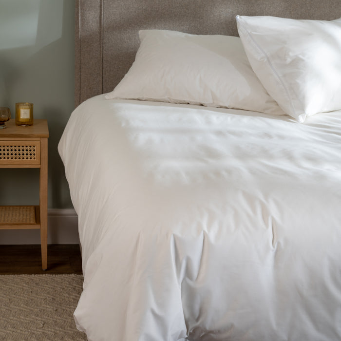 Water Repellent Pillow Protector styled in a bedroom 2 | Soak and Sleep