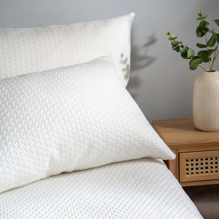 Waterproof Bamboo Mattress and Pillow Protector - temperature-regulating, styled in a bedroom | Soak and Sleep