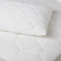 Waterproof Coolmax Mattress Protector styled in a bedroom | Soak and Sleep