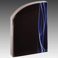 7" Wave Blue Vapor Acrylic