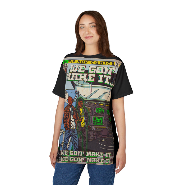 We Gon' Make It - Unisex Cut & Sew Tee (AOP)