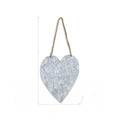 Welcome Gray Galvanized Metal Wall Art | 9.5"x9.5"