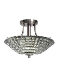 Wendy Crystal LED Semi Flush Mount