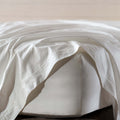 White 600 Thread Count Egyptian Cotton Bedding And Sheets - linen, bedroom detail | Soak and Sleep