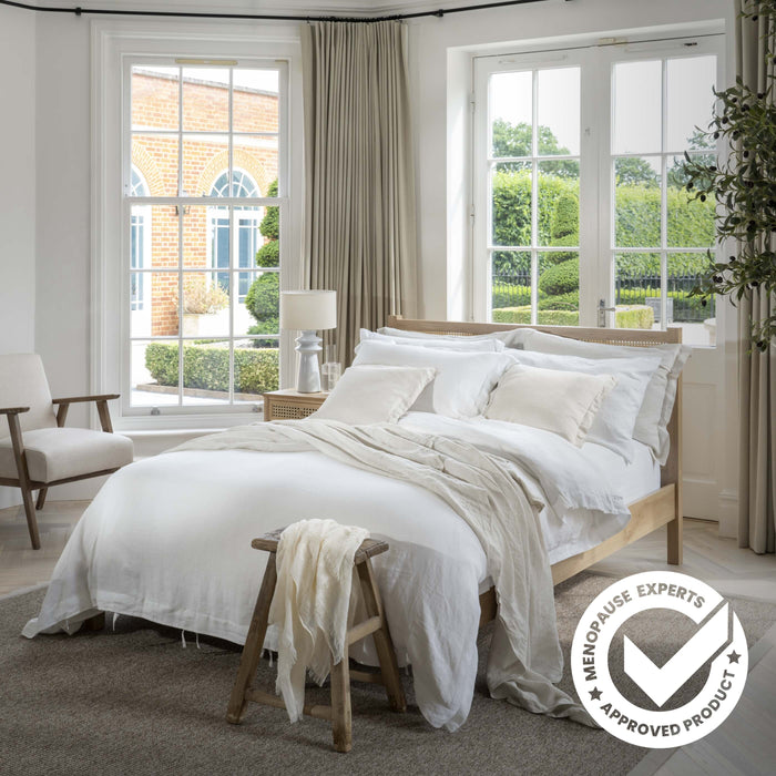 White French Linen Pillowcases detail view 6 | Soak and Sleep