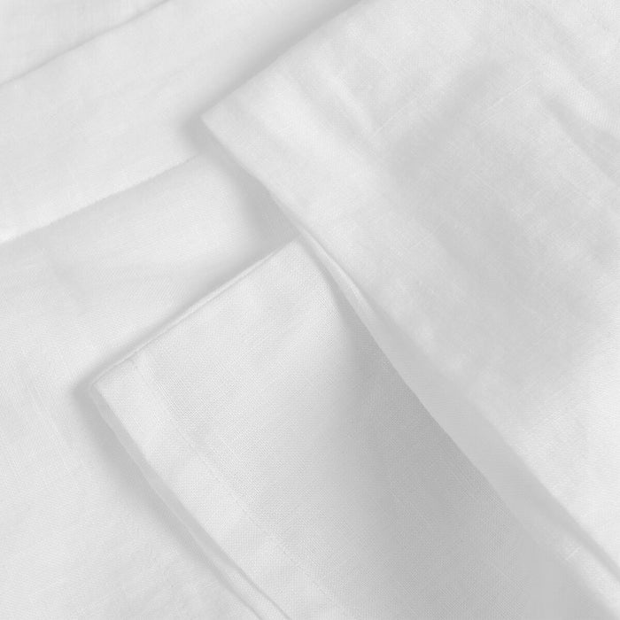 White French Linen Pillowcases styled in a bedroom 2 | Soak and Sleep