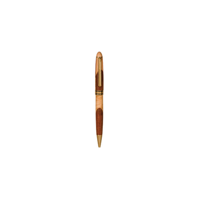 Wide Maple/Rosewood Pen