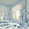 Window Blind Installation Services - Per Blind