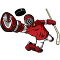Hockey Goalie Wall Decal Printed | Wallhogs