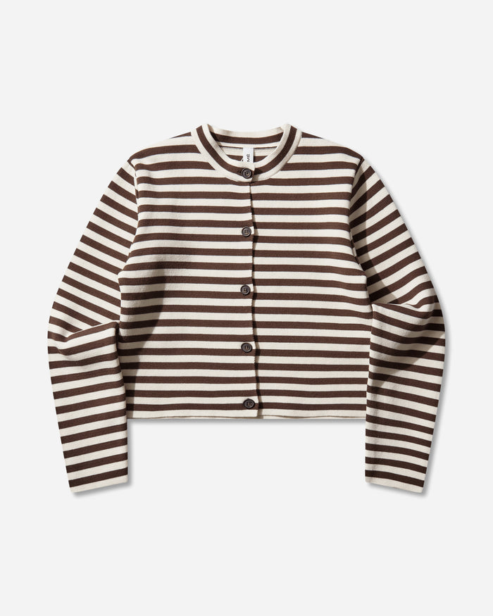 Résumé Kodyrs Knit Cardigan Creme Stripe Knitwears Sweaters 26711498 MULTI