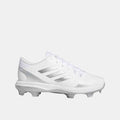 Side view of the Adidas Women's Purehustle 2 TPU Softball Cleats.