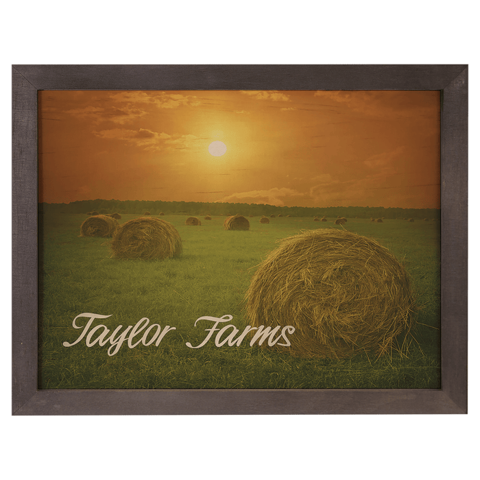 8" x 10" Sublimatable Wood Photo Panel with Frame