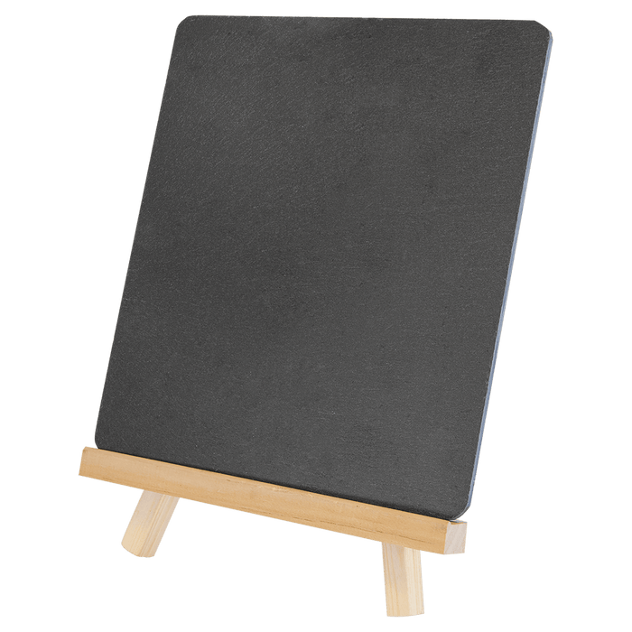 6.75" x 7.75" Wood/Slate Easel