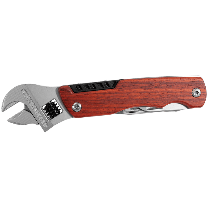 6.5" Wrench Multi-Tool with Wood Handle/Bag