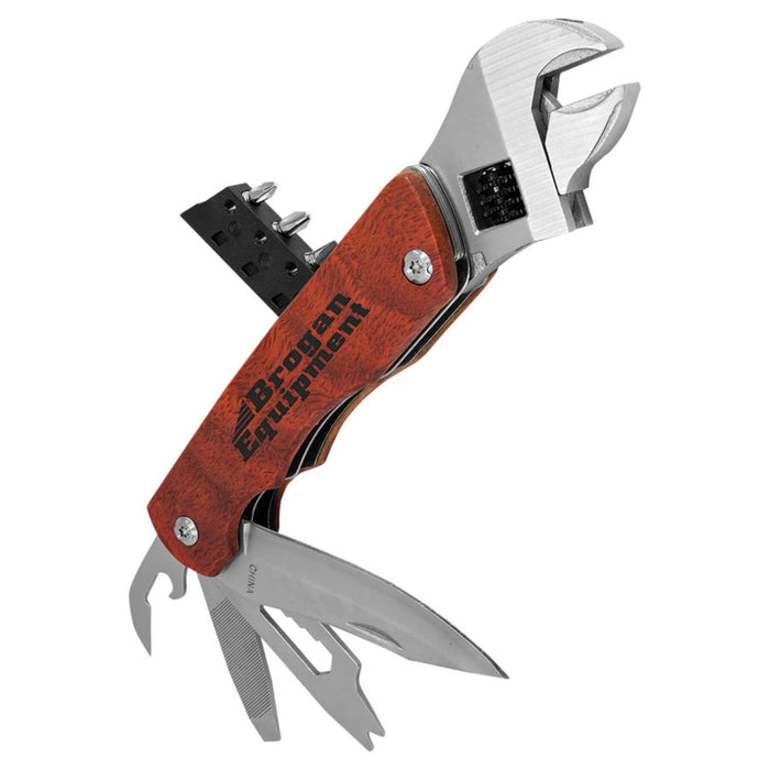 6.5" Wrench Multi-Tool with Wood Handle/Bag