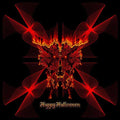 SineDot Spiral Fractal Fire Demon Gloss Poster Printed