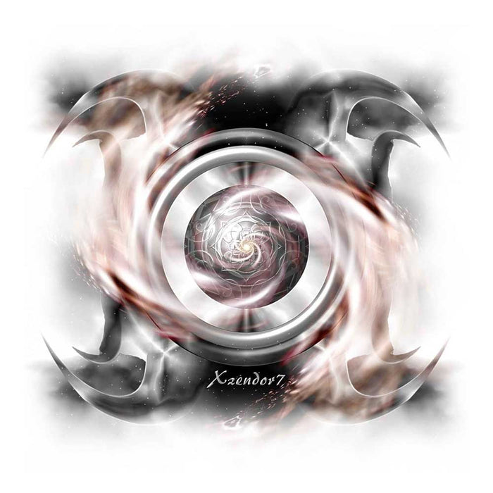 Whip Quad Silver Stellar Cloud Burst Wall Decal Printed