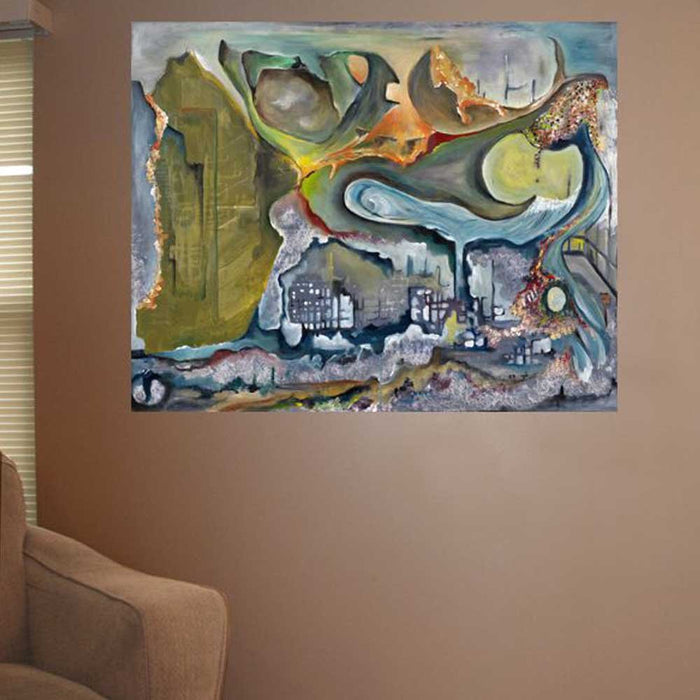 Yosi Amir XLV Art Wall Decal Installed | Wallhogs