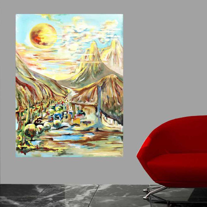 Yosi Amir XXII Art Gloss Poster Installed| Wallhogs