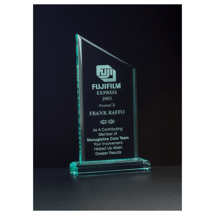 4.75" x 4.75" Zenith Series Jade Acrylic Award